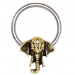 Anneau CBR à jonction éléphant style ethnique