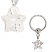 Anneau CBR à pendentif étoile