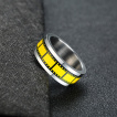 Bague homme acier style cinma