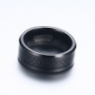 Bague homme tungstene Black Racing