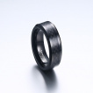 Bague homme tungstene Black Racing