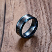 Bague homme tungstene Blue Race