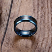 Bague homme tungstene Blue Race