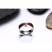 Bague homme tungstene Wood Style