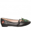 Ballerines rockabilly noires  cussons cranes de sucre cactus - Banned