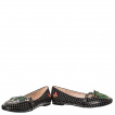 Ballerines rockabilly noires  cussons cranes de sucre cactus - Banned