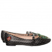 Ballerines rockabilly noires  cussons cranes de sucre cactus - Banned