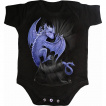Body bébé avec dragonnet s'accrochant au tissu