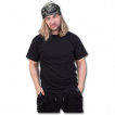Bonnet gothique homme punk-rock à chien avec piercing au nez