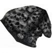 Bonnet gothique  mur de cranes TWISTED SKULLS