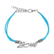 Bracelet fantaisie en similicuir avec monogramme 