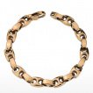 Bracelet homme tungstène Copper Link