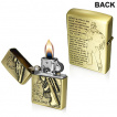 Briquet tempête cuivré avec fusil