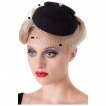 Chapeau rétro noir modèle