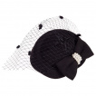Chapeau rétro noir modèle