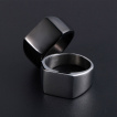 Chevalière homme acier Classic Black