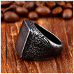 Chevali�re homme style Antique en acier vieilli