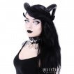 Collier choker à chaines, anneau et lune IRON MOON - Restyle