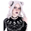 Collier choker noir à anneau - Restyle