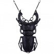 Collier gothique noir  scarabe - Restyle