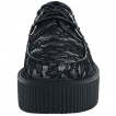 Creepers femme gothiques noires dentelles - Industrial Punk