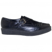 Creepers homme en cuir noir - Industrial Punk