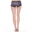 Culotte gothique Jawbreaker violette avec oeil qui voit tout et symboles sotriques