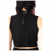 Débardeur femme crop top à col similicuir à spikes - Banned
