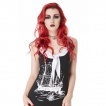 Débardeur Femme goth-rock Jawbreaker style marin avec navire à voiles