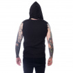 Débardeur homme capuche et spikes SLEAT TOP - Chemical Black