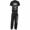 Ensemble pyjamas gothique homme 4 pièces à tête de mort camouflage