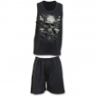 Ensemble pyjamas gothique homme 4 pices  tte de mort camouflage