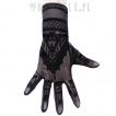 Gants femme gothiques symboles alchmiques HENNA - Restyle