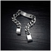 Gourmette pour homme en acier inox à maillons larges