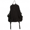 Grand sac à dos gothique à tête de chat noir + pochette - BANNED
