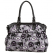 Sac à main gothique Banned à motif chats noirs et miroirs cassés