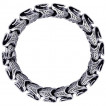Bracelet homme en acier à gros maillons dragon