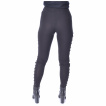 Leggings gothique-rock à spikes noirs STELLA - Chemical Black