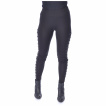 Leggings gothique-rock à spikes noirs STELLA - Chemical Black