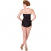 Maillot de bain femme goth-rock Banned à crane et symboles