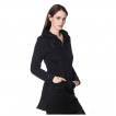 Manteau femme à encolure pentacle