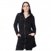 Manteau femme à encolure pentacle