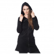 Manteau femme à encolure pentacle