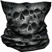 Masque facial multi-fonctions à mur de cranes TWISTED SKULLS