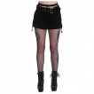 Mini jupe rock noire en coton PIPER CARGO - Banned