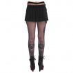 Mini jupe rock noire à rayures DARINA PINSTRIPE - Banned