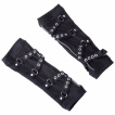 Mitaines punk-rock femme noires ADA ARMWARMER - Poizen Industries