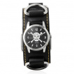 Montre gothique avec cadran  tte de mort pirate