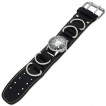 Montre gothique avec cadran à tête de mort pirate