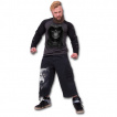 Pantacourt homme avec loups et attrape rêve inspiration Yin et Yang